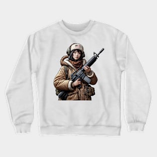 Tactical Girl Crewneck Sweatshirt